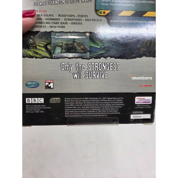 Robot Wars: Arenas Of Destruction PC CD-ROM Game With Box and Manual - Picture 8 of 8